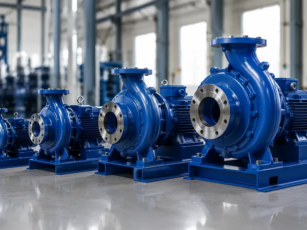 End suction centrifugal pumps on baseplates