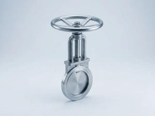 Knife gate valve with handwheel