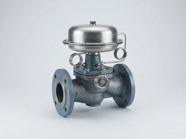 Pressure reducing valve with pilot control